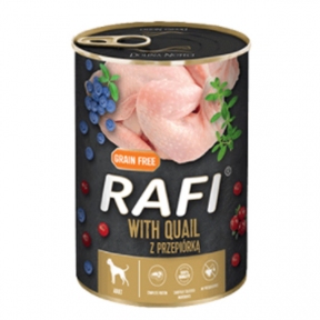 Dolina Noteci Rafi консерви для собак (65%) 400гр паштет перепілка, лохина, журавлина 304951