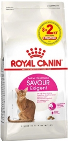 АКЦИЯ Royal Canin Exigent Savour сухой корм для кошек, привередливых к составу продукта 8+2 кг