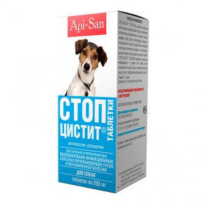 Стоп-Цистит Плюс таблетки для собак 40шт Апи-сан