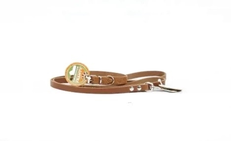 Набір Style Paw Нашийник + повідець Коричневий 36см * 1,2 м.