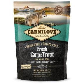 Carnilove Fresh Carp Trout for Adult dogs Сухой корм для взрослых собак всех пород  с карпом и форелью 1,5 кг