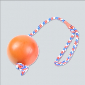 Мяч на веревке - игрушка для собак