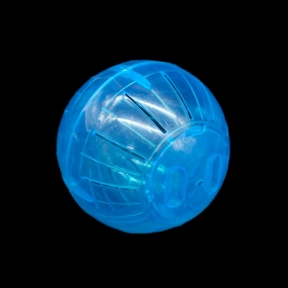 Прогулянкова куля для гризунів синя 12 см