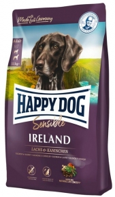 Happy Dog Supreme Ireland с лососем и кроликом сухой корм для собак 4 кг