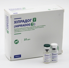 Вакцина Hipradog-7 DHPPi+L для собак