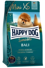 Happy Dog міні XS Балі Сухий корм для собак дрібних і дуже дрібних порід з куркою та куркумою
