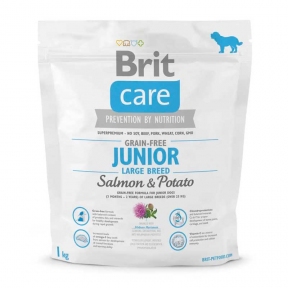 Brit Care L GF Junior с лососем и картофелем для щенков крупных пород