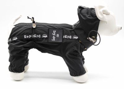 Дощовик Digi dog чорний, XXS