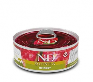 Влажный корм Farmina N&D Quinoa Urinary Duck & Cranberry Adult для кошек для мочевыводящей системы, с уткой и клюквой, 80 г  