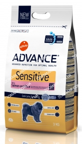 Advance (Эдванс) Dog Sensitive (с лососем и рисом) гипоаллергенный сухой корм для собак