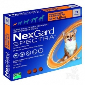 Nexgard Spectra (Нексгард Спектра) - таблетки для собак от блох и клещей