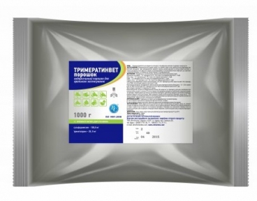 Тримератинвет порошок-антибактеріальний препарат