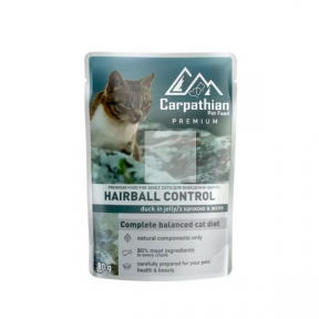 Carpathian Pet Food Hairball Control Duck з качкою для виведення шерсті