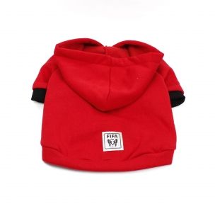 Худи French Red для французких бульдогов красный