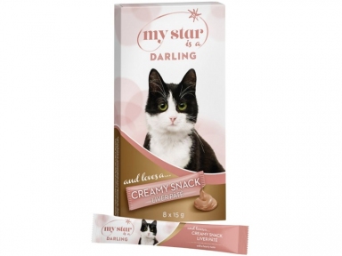 My Star Creamy Darling стіки для котів з лівером 8*15 гр.