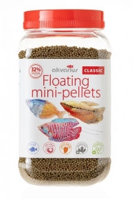 Корм Aquarius для рыб плавающие мини-паллеты, 250 г