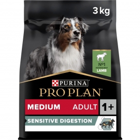 Purina Pro Plan Medium Sensitive Сухой корм для взрослых собак средних пород с чувствительным пищеварением