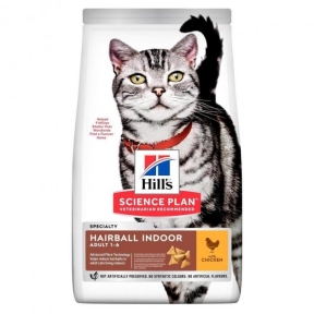 Hills SP Fel Adult HB&Indor корм для кошек, живущих в помещении 0,3кг+0,3кг Акция 1+1 604112