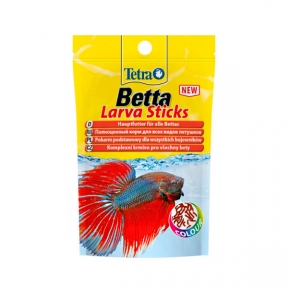 Корм для рыбок петушков Tetra Betta Larva Sticks Палочки, 5 г