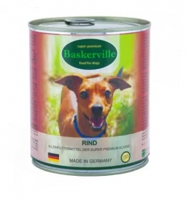 Baskerville Говядина консервы для собак