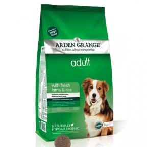 Arden Grange Adult Fresh з ягням та рисом сухий гіпоалергенний корм для дорослих собак
