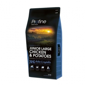 Profine Junior Large Breed Chicken сухой корм для щенков крупных пород с курицей 15 кг
