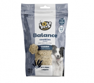 Бисквит Charm Lolopets для блестящей шерсти и здоровой кожи Лапки 350 гр.