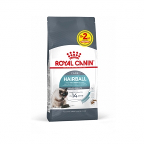 АКЦИЯ Royal Canin Hairball Care сухой корм для выведения комочков шерсти у кошек 8+2 кг