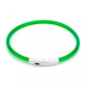 Ошейник для собак светящийся с USB-зарядкой 70 см