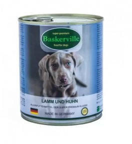Baskerville Ягненок/Петух консервы для собак