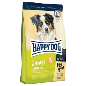 Happy dog корм для собак Суприм Юниор с ягненком и рисом