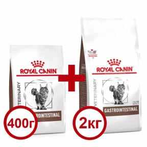 Акция Сухой корм Royal Canin Gastro Intestinal 2кг + 400г в подарок
