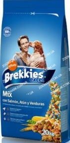 Brekkies Excel Mix Fish (Бреккис Эксель Рыбный Микс) сухой корм для собак  20 кг