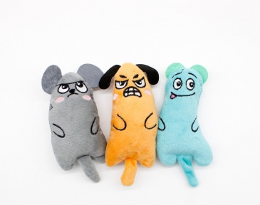 Мышь с Кошачей мятой 12 см.