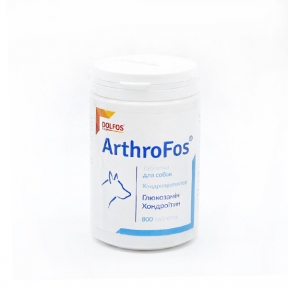 Dolfos ArthroFos Витаминно-минеральная добавка для укрепления и восстановления суставов и хрящей у собак, 800 тб