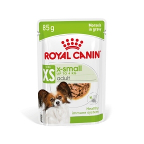 АКЦИЯ Royal Canin X-Small Adult pouch влажный корм для собак 9+3 по 85 г