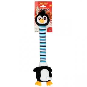 Игрушка для собак Barksi Crunch Body пингвин с хрустящей шеей и двумя пищалками 40 см C10065B