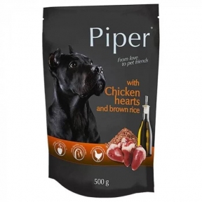DN Piper Dog с куриным сердцем и рисом 500 гр