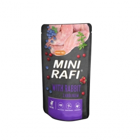 Консерва Dolina noteci Rafi mini для собак малых пород с кроликом 150 г.