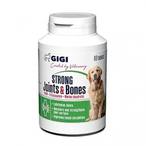 GIGI STRONG Joint&Bones для зміцнення суглобів і кісток у собак, 90 таб