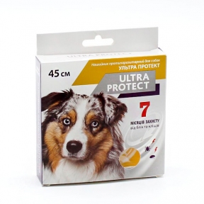 Ultra Protect — противопаразитарный ошейник для собак 45 см, Palladium