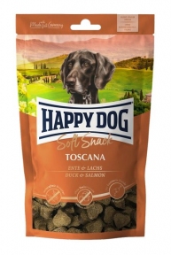Лакомство Happy Dog Soft Snack Toscanaк для собак вкусом утки и лосося 100 г