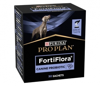 АКЦИЯ Purina Pro Plan FortiFlora пробиотик для взрослых собак и щенков для поддержания миклофлоры кишечника 30x2 г