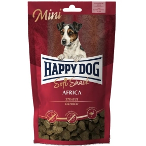 Лакомства Happy Dog Soft Snack Mini Africa со страусом и картошкой мягкие закуски 100 г