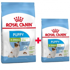 Акция Сухой корм Royal Canin X-Small Puppy 1,5кг + 500г в подарок