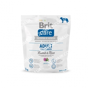 Brit Care L Adult с ягненком и рисом для собак от 25 кг