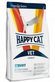 Happy Cat VET Diet Struvit сухой диетический корм для кошек с мочекаменной болезнью 1 кг
