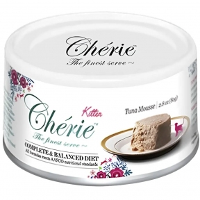 Cherie Complete Balanced Tuna Mousse влажный корм мусс из тунца для котят 80 гр