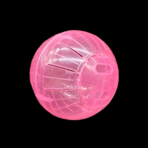 Прогулянкова куля для гризунів рожева 12 см