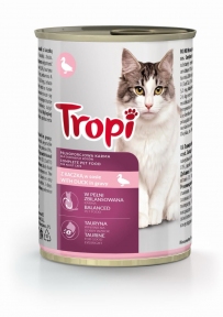 Консерва для котов Tropi кусочки в соусе с Уткой 415 г.